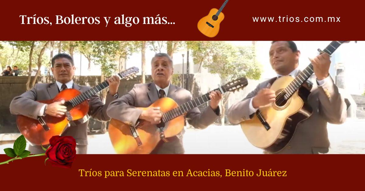 Tríos para Serenatas en Acacias, Benito Juárez